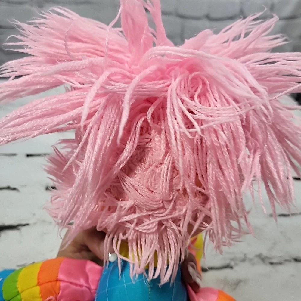 Vintage 80s Rainbow‎ Brite Tickled Pink Doll Hallmark 1983 Flaw